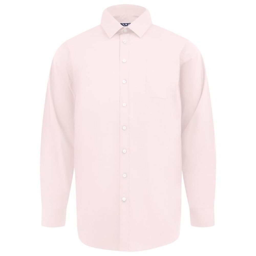 Duke Mens Oliver D555 Stretch Shirt / Pale Pink